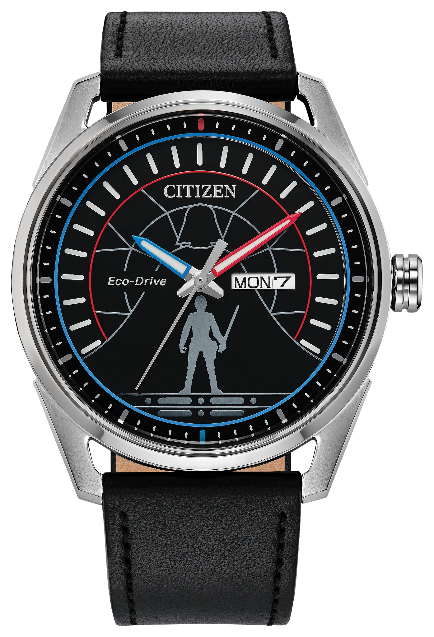 Duel 2.0 Black Dial Leather Strap AW0160-09W | CITIZEN